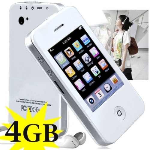 MP4 Player 4GB 2.6 "TFT Touch Screen + Audio + Video