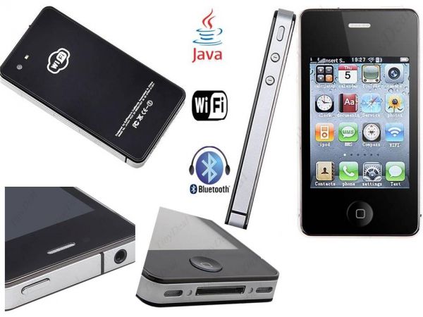 Celular Iphone 4  2 SIM 4-Band Touch Screen Java WiFi