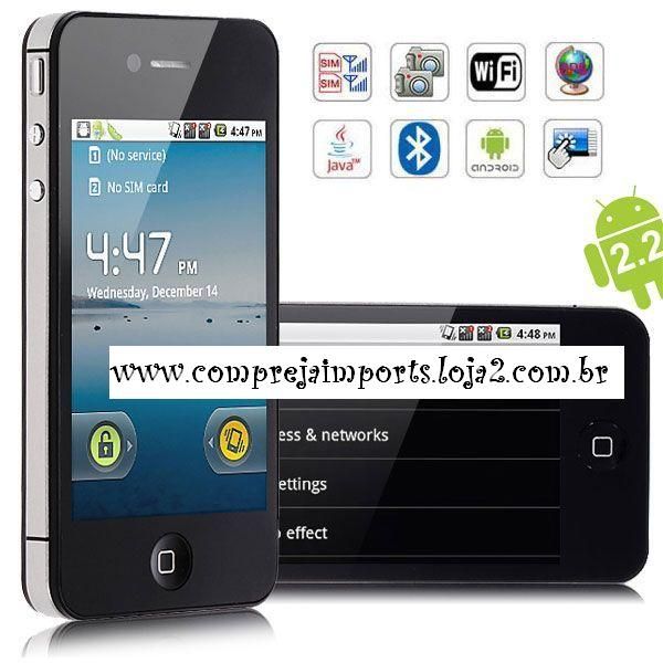 Smartphone Iphone 5 W008 Wifi GPS dupla chips