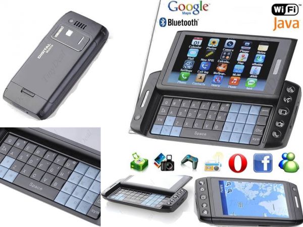 Hiphone Slide 3.5 Touch Screen Wifi Teclado Qwerty