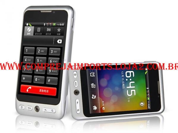 Smartphone com GPS, Wi-Fi e TV Resistiva Android 2.3(Silver)