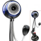 Webcam 1.3 Mega Pixels Flexible Neck USB 2.0 Câmera Digital